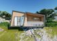 Серого деревянного роскошного дома наборов дома Префаб/дуплекса модульные с ванной комнатой