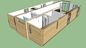 Персонализированный дом контейнера Префаб расширяемый с хорошей ядровой изоляцией/делает водостойким